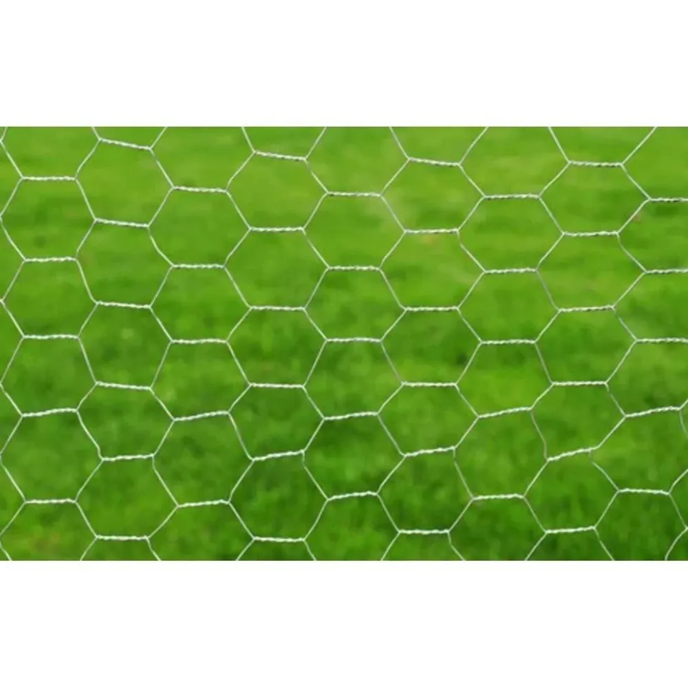 Best FinePRICE Kanaverkko galvanoitu PVC pinnoitteella silmäkoko 25mm 25x0.75m hopea