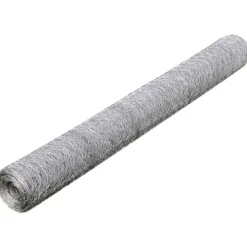 Online FinePRICE Kanaverkko galvanoitu PVC pinnoitteella silmäkoko 13mm 25x0.5m hopea