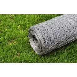 Clearance FinePRICE Kanaverkko galvanoitu PVC pinnoitteella silmäkoko 13mm 25x1m hopea
