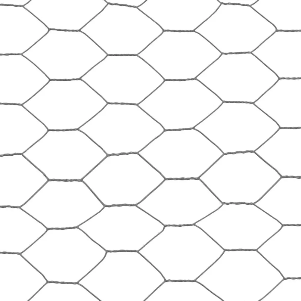 Discount FinePRICE Kanaverkko teräs PVC pinnoitteella silmäkoko 50mm 36x1.2m harmaa
