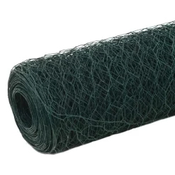 Sale FinePRICE Kanaverkko teräs PVC pinnoitteella silmäkoko 36mm 25x1.2m vihreä