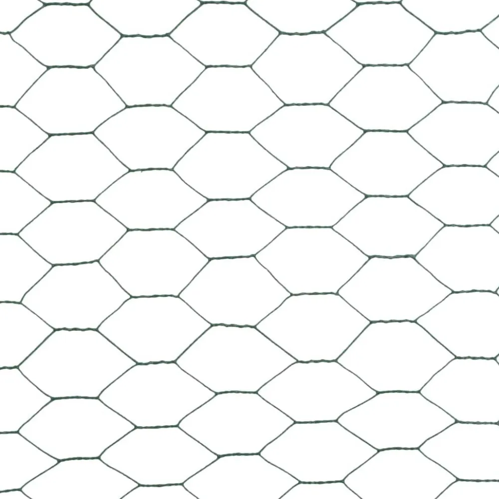 Sale FinePRICE Kanaverkko teräs PVC pinnoitteella silmäkoko 36mm 25x1.2m vihreä