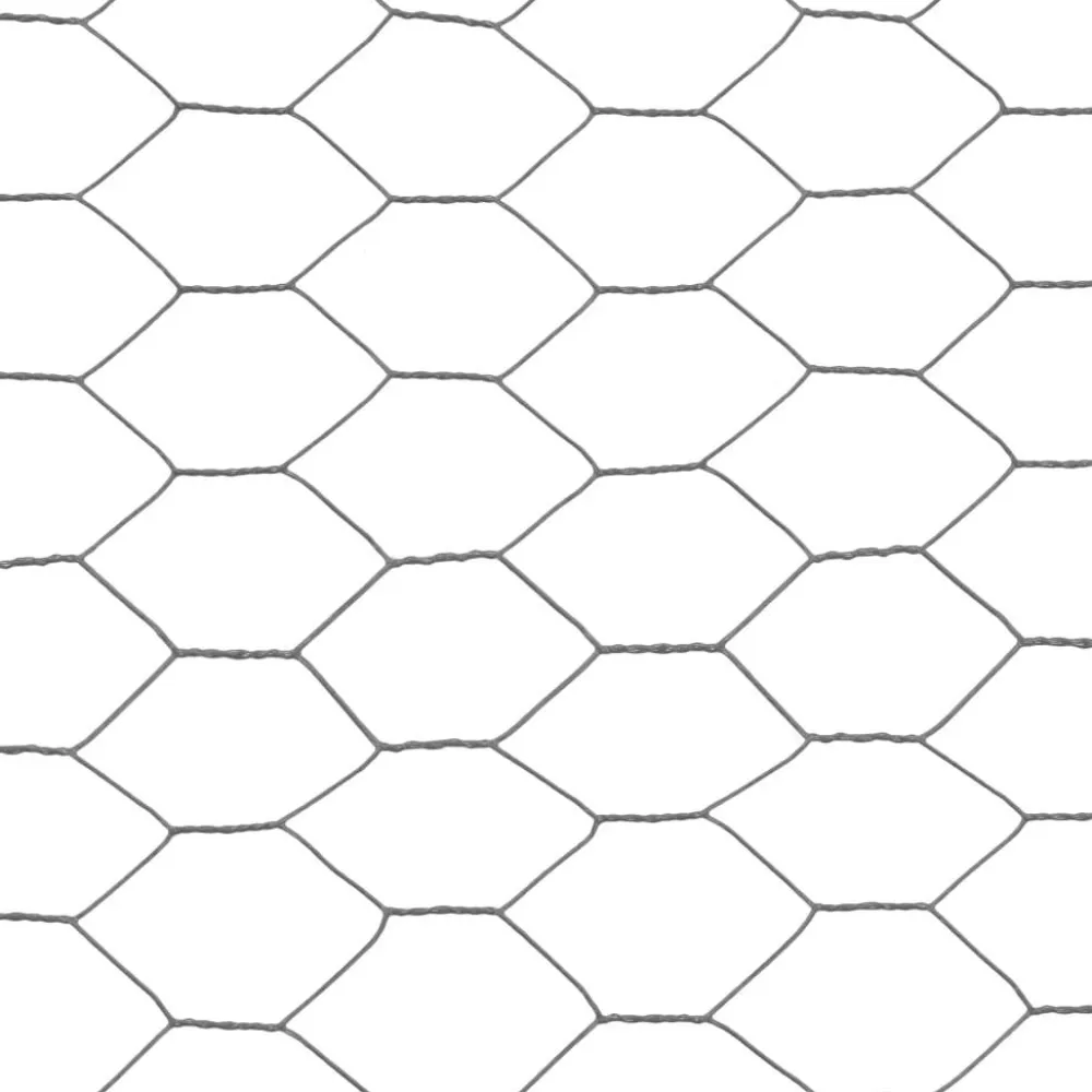 Hot FinePRICE Kanaverkko teräs PVC pinnoitteella silmäkoko 25mm 25x1m harmaa