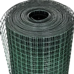 Outlet FinePRICE Kanaverkko 12x12mm galvanoitu PVC pinnoitteella 10x1m vihreä