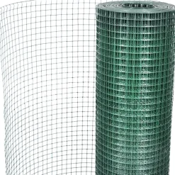Discount FinePRICE Kanaverkko 19x19mm galvanoitu PVC pinnoitteella 25x1m vihreä