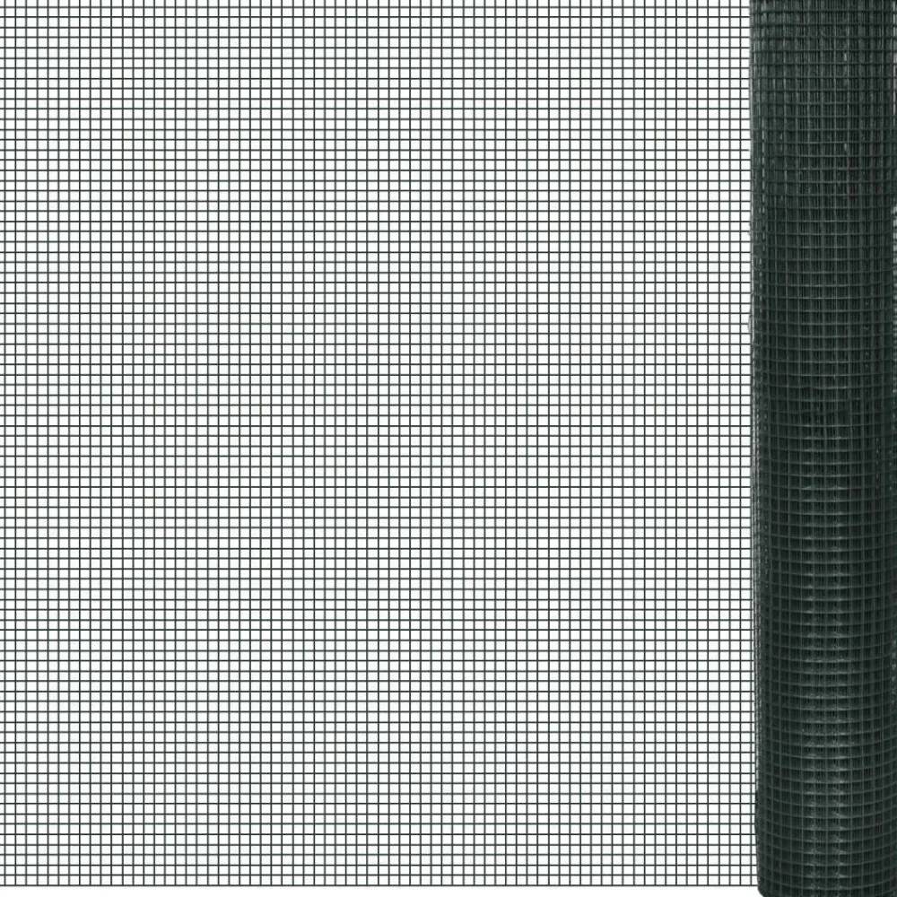 Discount FinePRICE Kanaverkko 19x19mm galvanoitu PVC pinnoitteella 25x1m vihreä