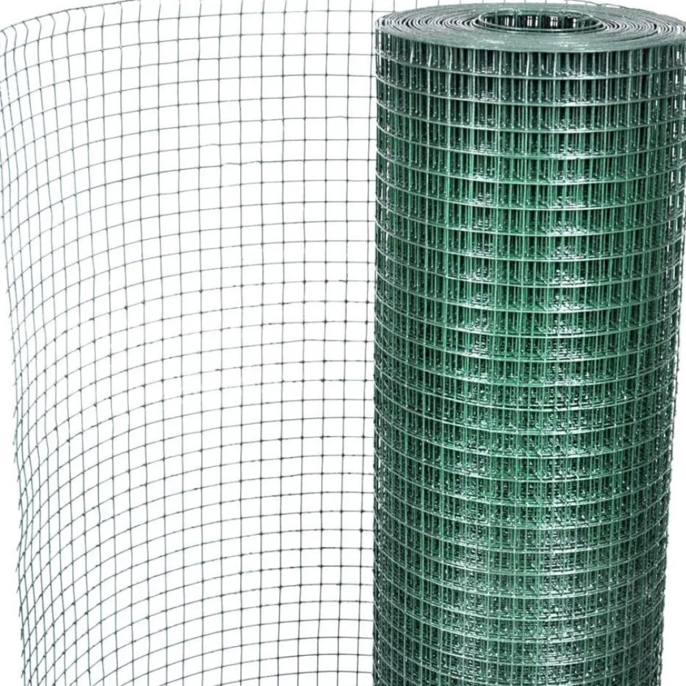 Outlet FinePRICE Kanaverkko 19x19mm galvanoitu PVC pinnoitteella 10x1m vihreä
