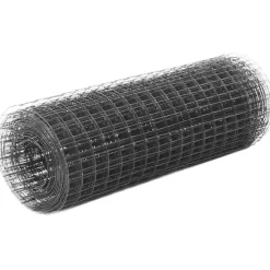Discount FinePRICE Kanaverkko 12x12mm galvanoitu teräs 10x0.5m harmaa