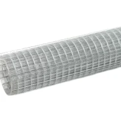 Hot FinePRICE Kanaverkko 12x12mm galvanoitu teräs 10x1.5m hopea