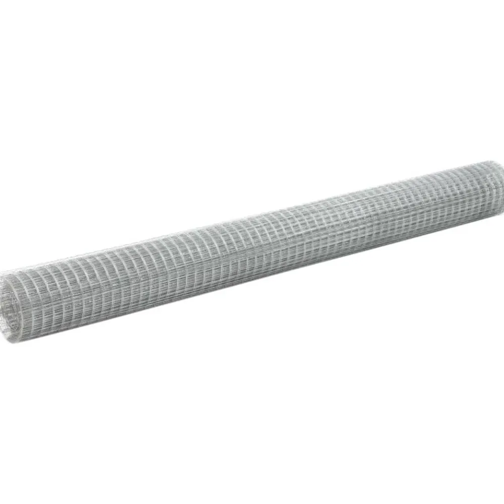 Hot FinePRICE Kanaverkko 12x12mm galvanoitu teräs 10x1.5m hopea