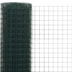 Outlet FinePRICE Kanaverkko 12x12mm galvanoitu teräs 25x0.5m vihreä