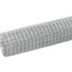 Outlet FinePRICE Kanaverkko 12x12mm galvanoitu teräs 25x0.5m hopea