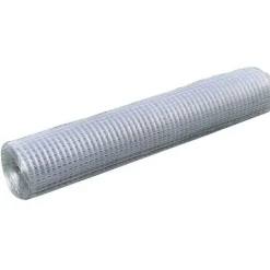New FinePRICE Kanaverkko 12x12mm galvanoitu teräs 25x1m hopea