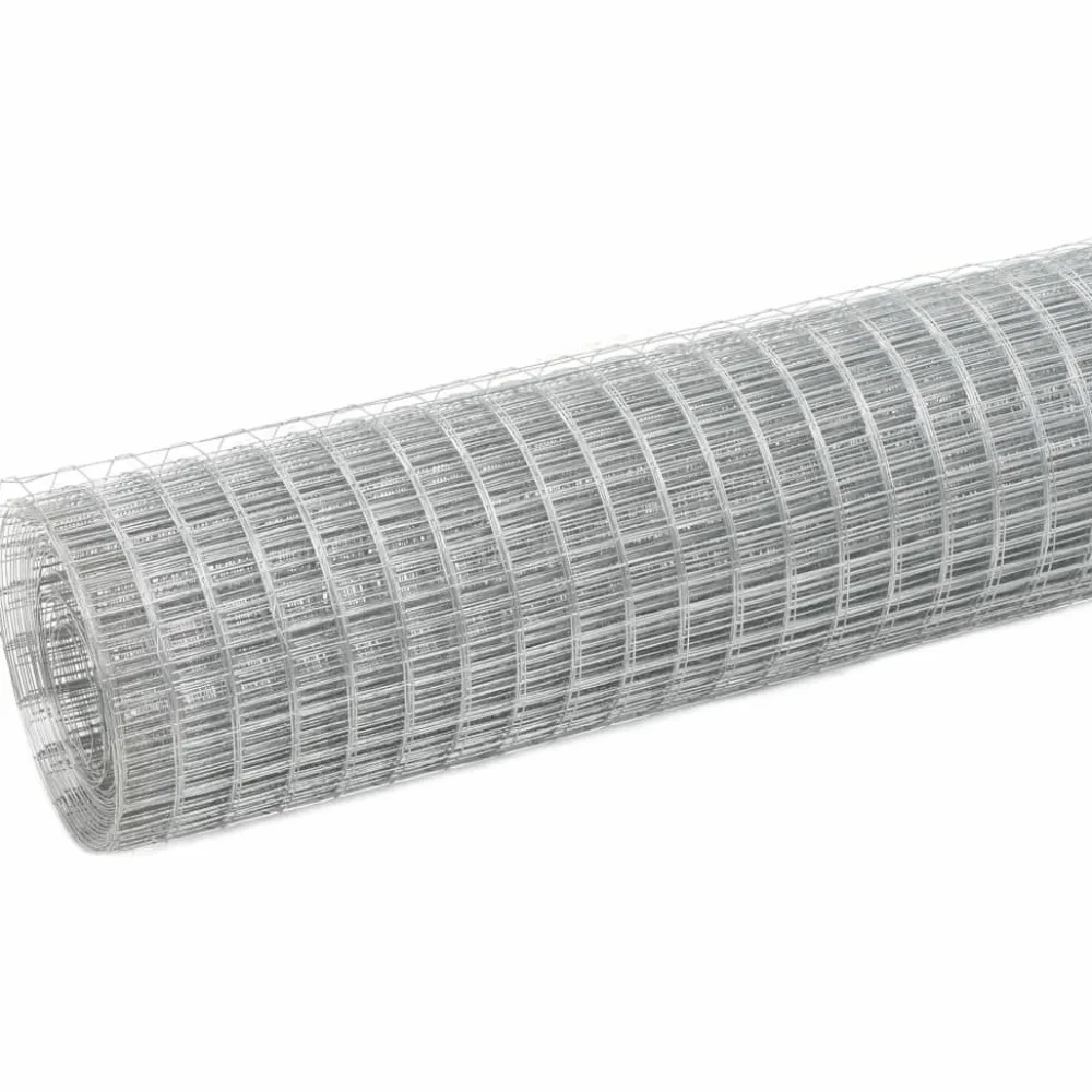 Outlet FinePRICE Kanaverkko 19x19mm galvanoitu teräs 10x1.5m hopea