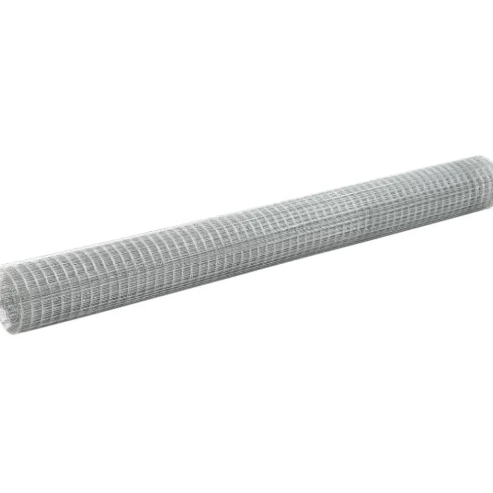 Outlet FinePRICE Kanaverkko 19x19mm galvanoitu teräs 10x1.5m hopea