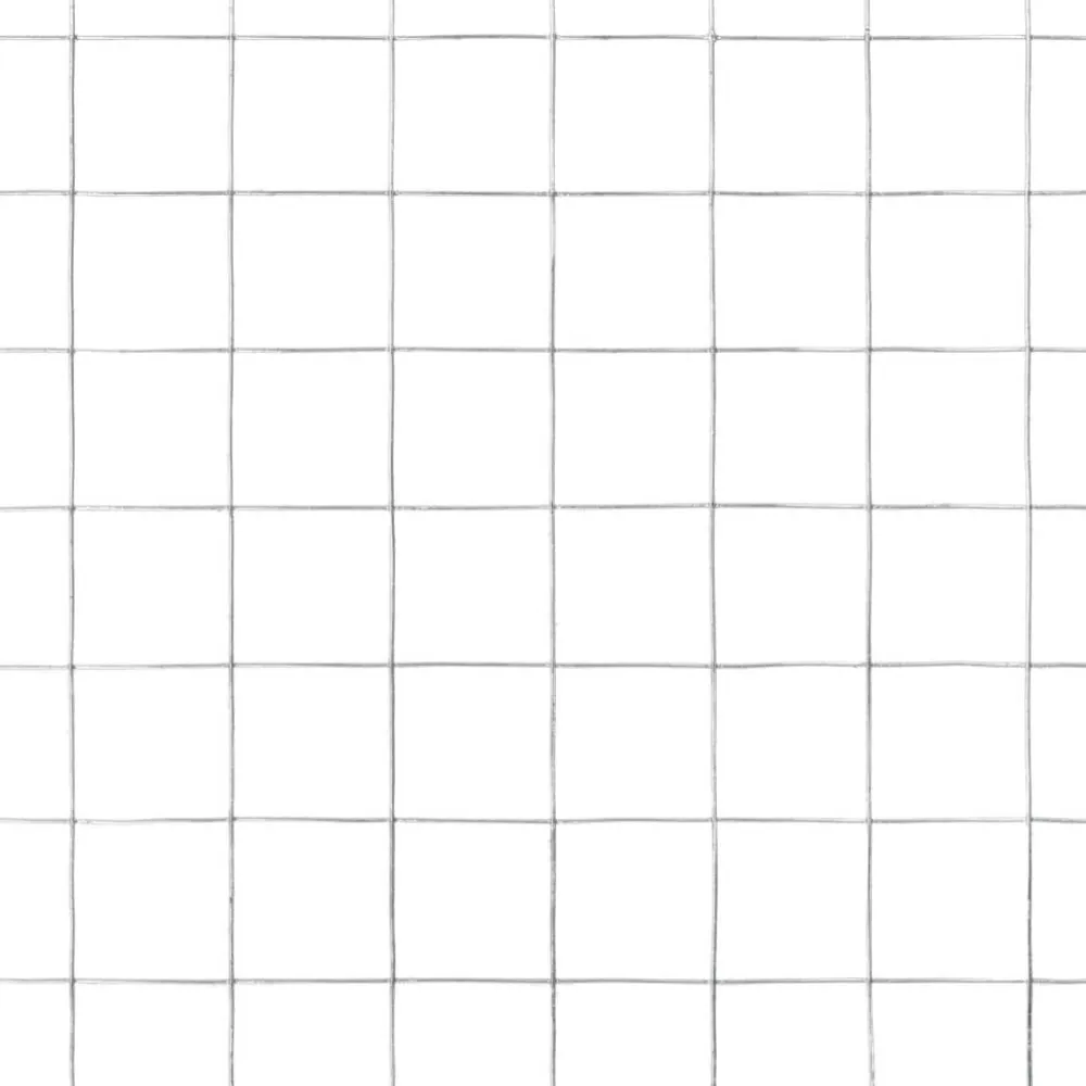 Clearance FinePRICE Kanaverkko 12x12mm galvanoitu teräs 10x0.5m hopea