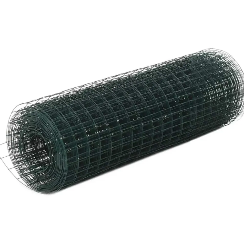 Best FinePRICE Kanaverkko 19x19mm galvanoitu teräs 10x0.5m vihreä