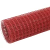 New FinePRICE Kanaverkko 16x16mm galvanoitu teräs 10x0.5m punainen