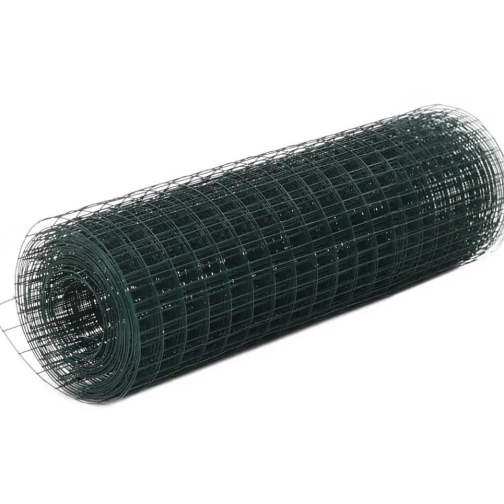 Hot FinePRICE Kanaverkko 16x16mm galvanoitu teräs 10x0.5m vihreä