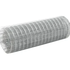 Clearance FinePRICE Kanaverkko 16x16mm galvanoitu teräs 10x0.5m hopea