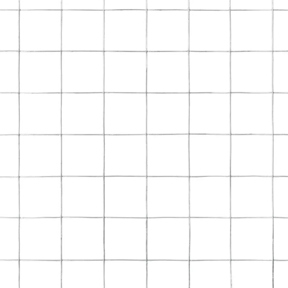 Best FinePRICE Kanaverkko 25x25mm galvanoitu teräs 10x1.5m hopea