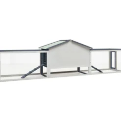 FinePRICE Kaninkoppi, 303x60x86cm, harmaa