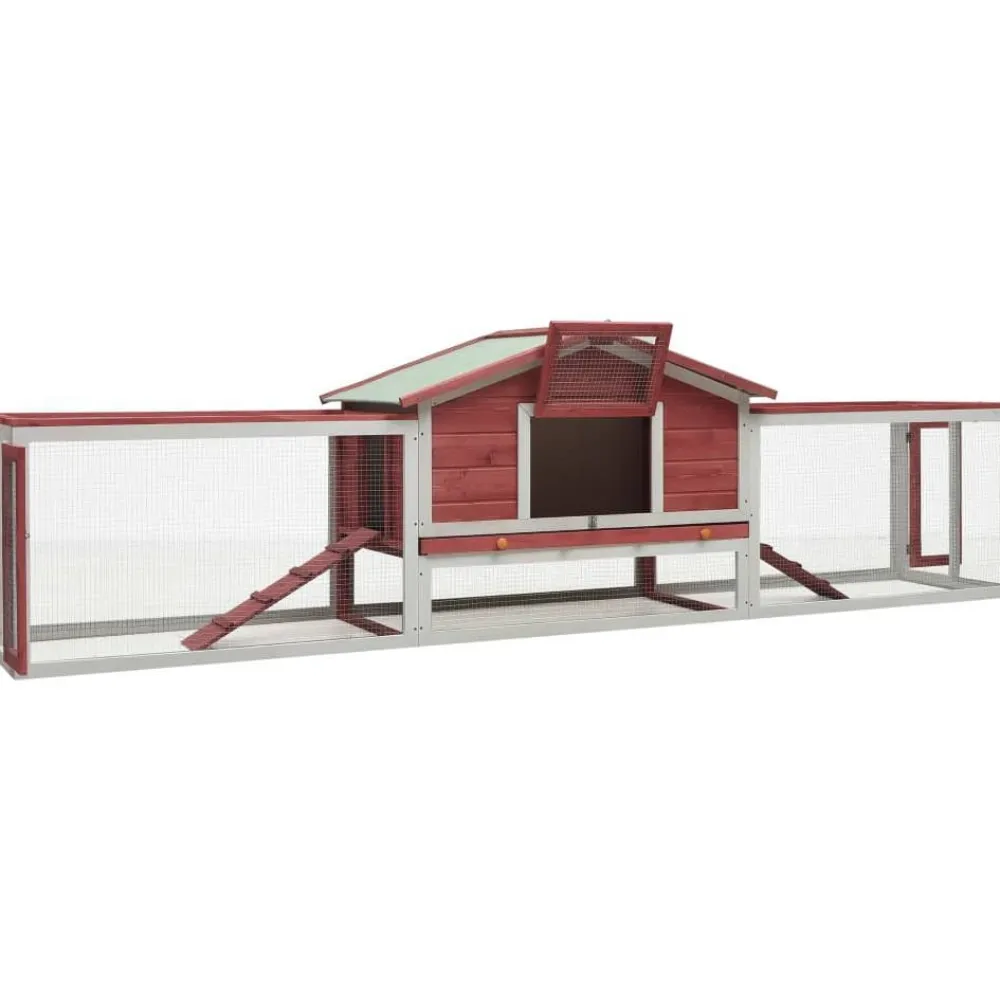 Sale FinePRICE Kaninkoppi, 303x60x86cm, punainen