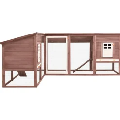 Sale FinePRICE Kanin ulkohäkki mokka ja valkoinen täysi kuusi