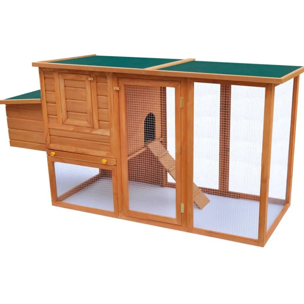 Discount FinePRICE Kanojen ulkohäkki, 1 munalaatikolla, 103x192x75cm