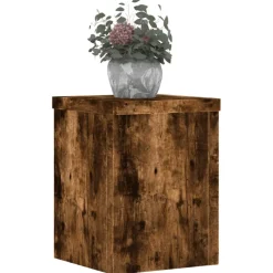 Sale FinePRICE Kasvitelineet 2 kpl savutammi 15x15x20 cm tekninen puu (52892)
