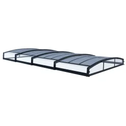 Clearance Palram-Canopia Kate 4 x 8 m uima-altaalle Majorca kokoontaittuva harmaa
