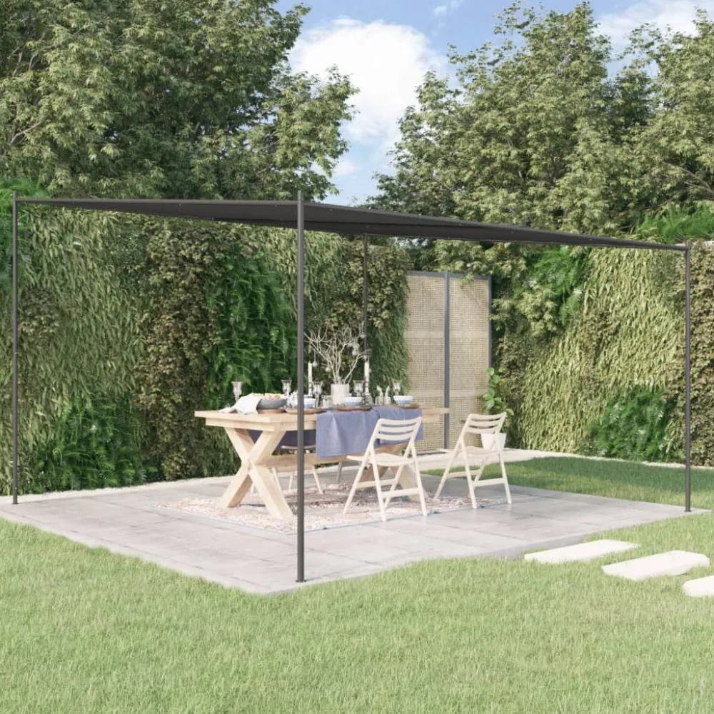 Best FinePRICE Katos antrasiitti 4x4 m 180 g/m² kangas ja teräs