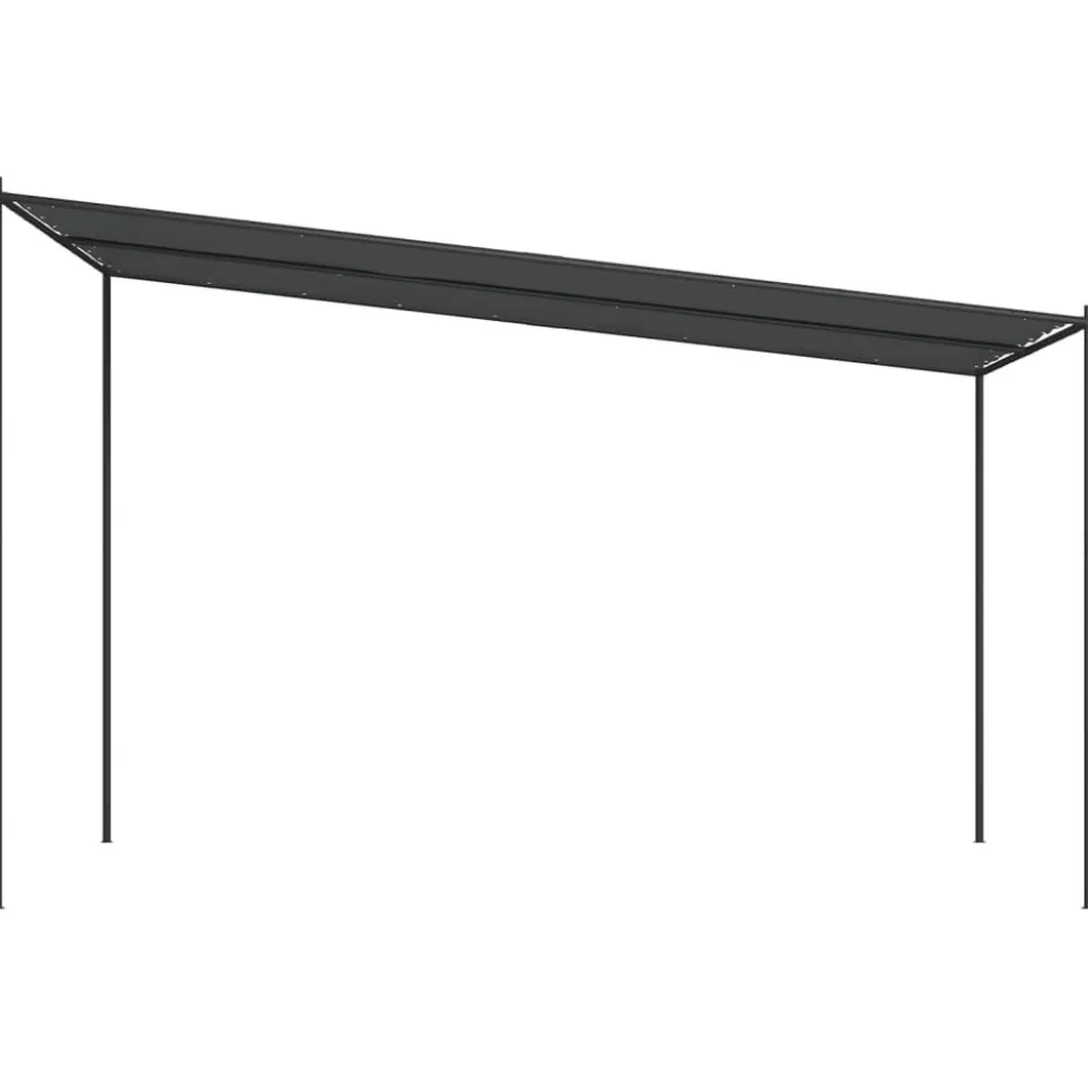Best FinePRICE Katos antrasiitti 4x4 m 180 g/m² kangas ja teräs