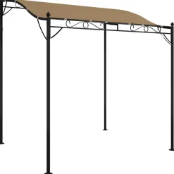 Clearance FinePRICE Katos taupe 2x2,3 m 180 g/m² kangas ja teräs