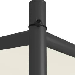 Clearance FinePRICE Katos valkoinen 4x4 m 180 g/m² kangas ja teräs