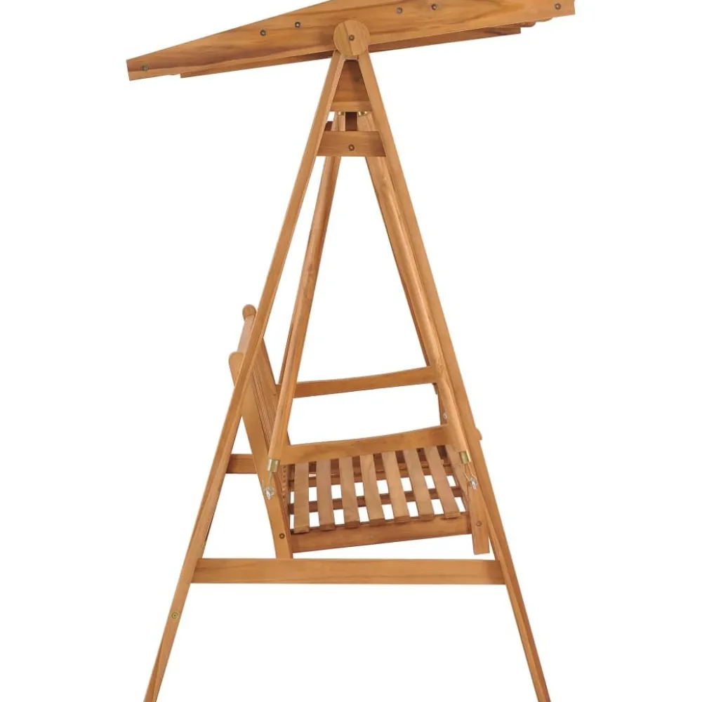 FinePRICE Keinupenkki 170 cm tiikki