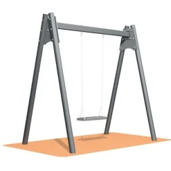 Online Markki Keinurunko teräsjalat 1 paikkainen