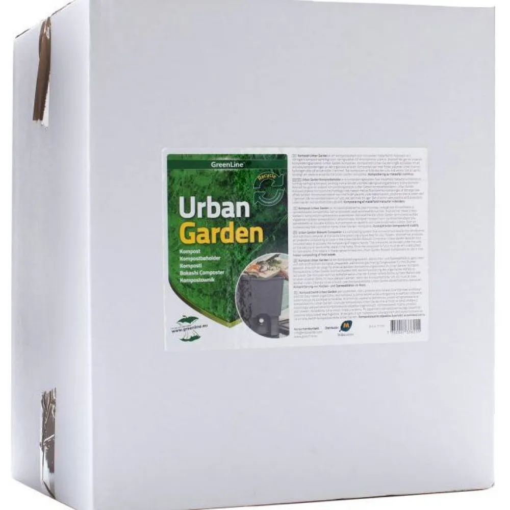 Hot Greenline Keittiökomposti Urban Garden 15 L harmaa