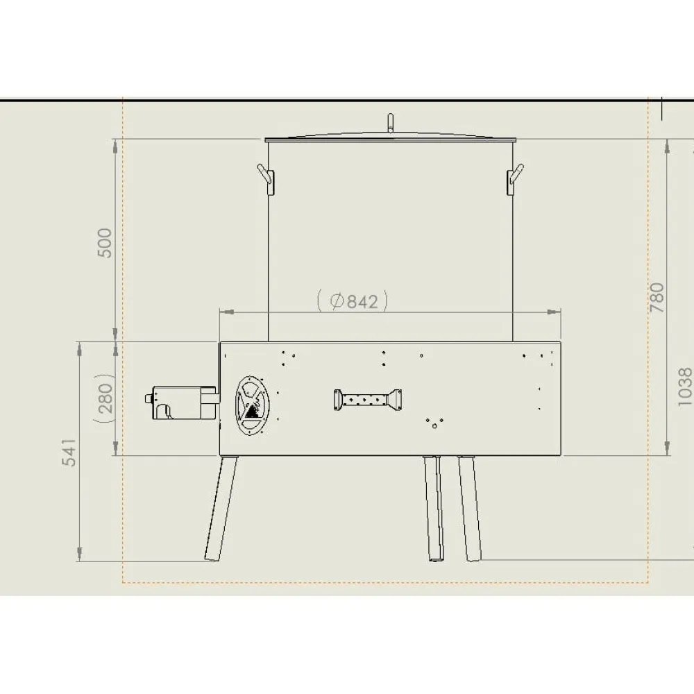 Online GrillSymbol Keittokattila , Soup Station 160 litraa, kaasu