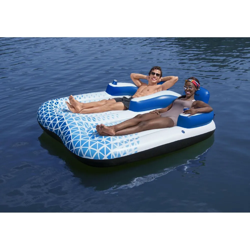 Discount Bestway Kelluntalautta Hydro-Force Indigo Wave Double Lounge, 183x176cm