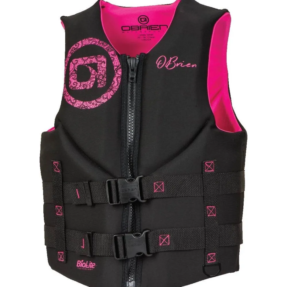 Clearance O'Brien Kelluntaliivi pinkki/musta eri kokoja