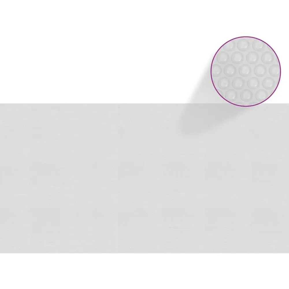 Discount FinePRICE Kelluva uima-altaan pe-aurinkoenergiakalvo 732x366 cm harmaa