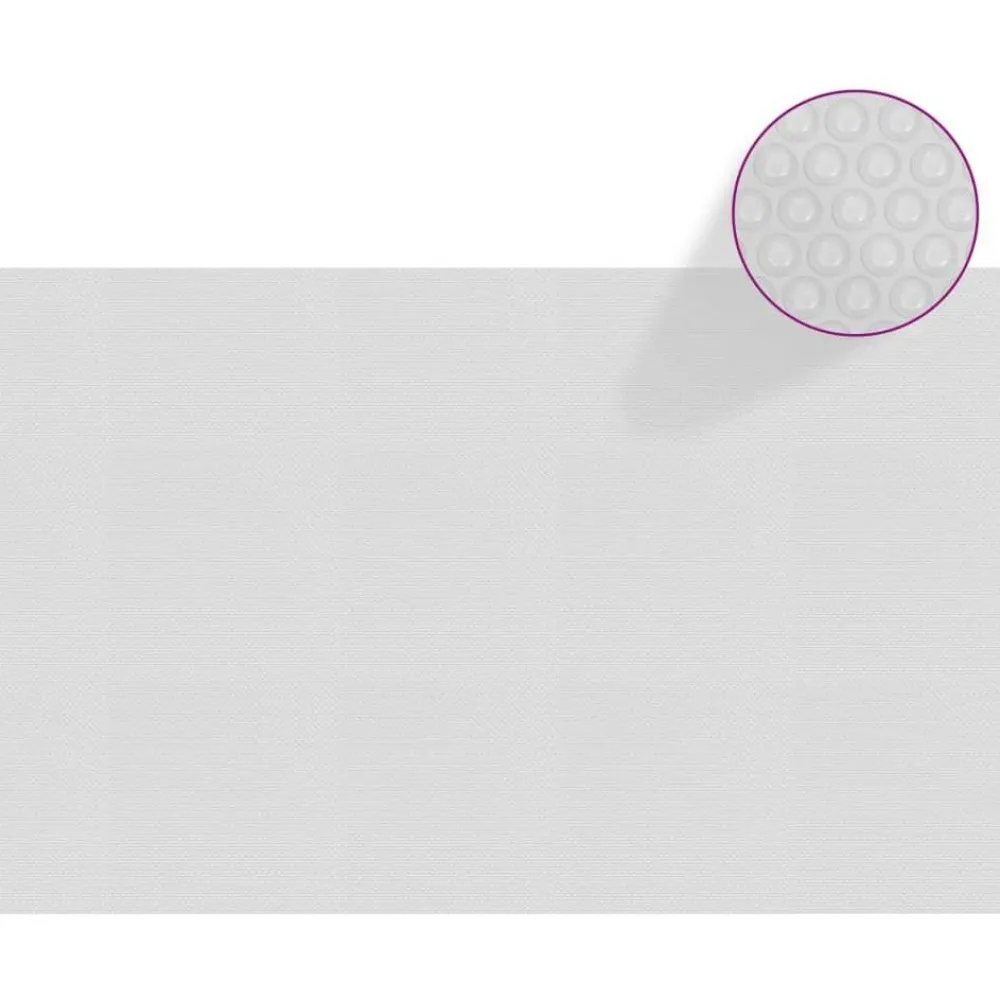 Outlet FinePRICE Kelluva uima-altaan pe-aurinkoenergiakalvo 260x160 cm harmaa