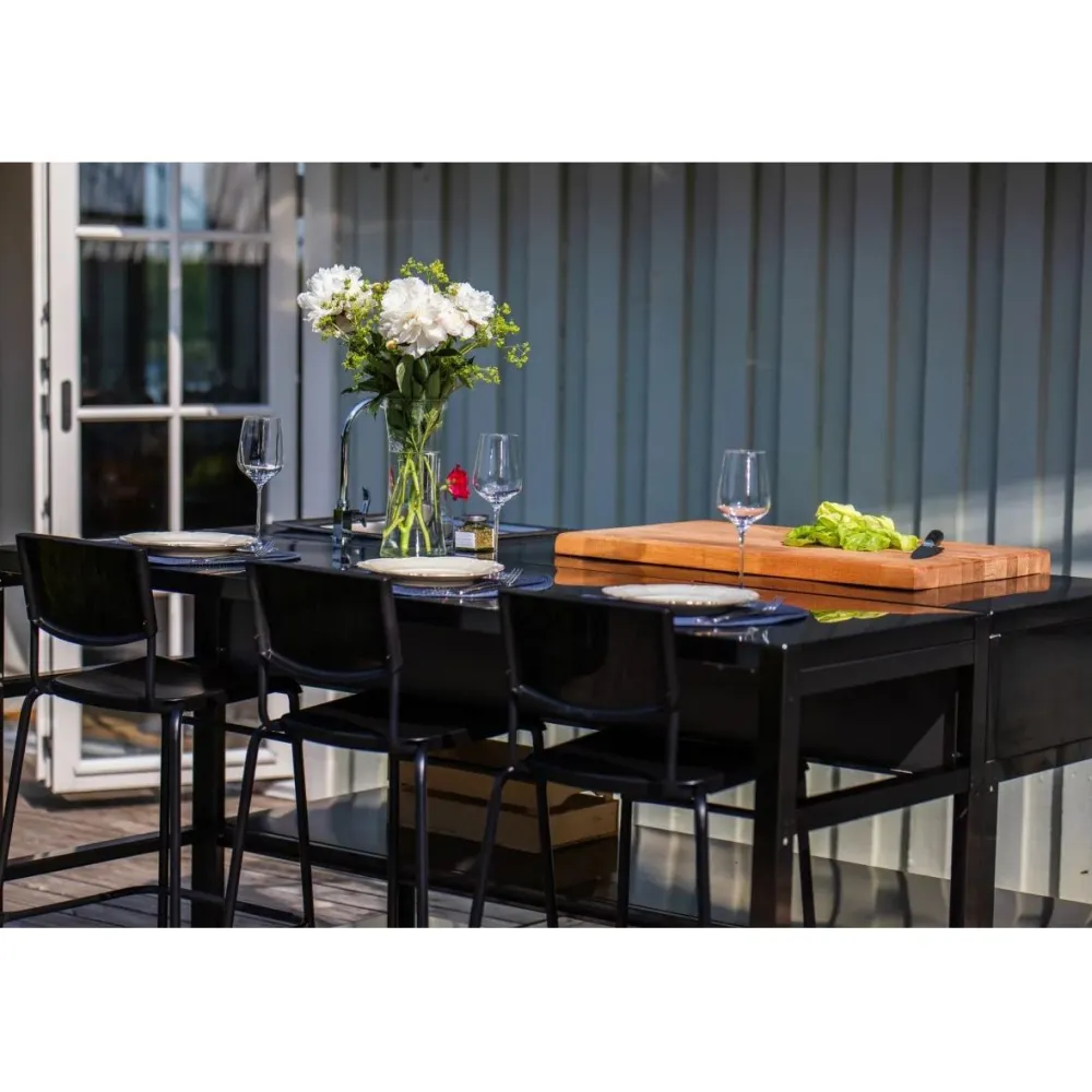 Discount Myoutdoorkitchen Kesäkeittiö Nordic Line Stavanger, musta