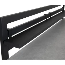 Sale Brafab Kesäkeittiön allasmoduuli Fornax, 140x74cm, musta/tiikki