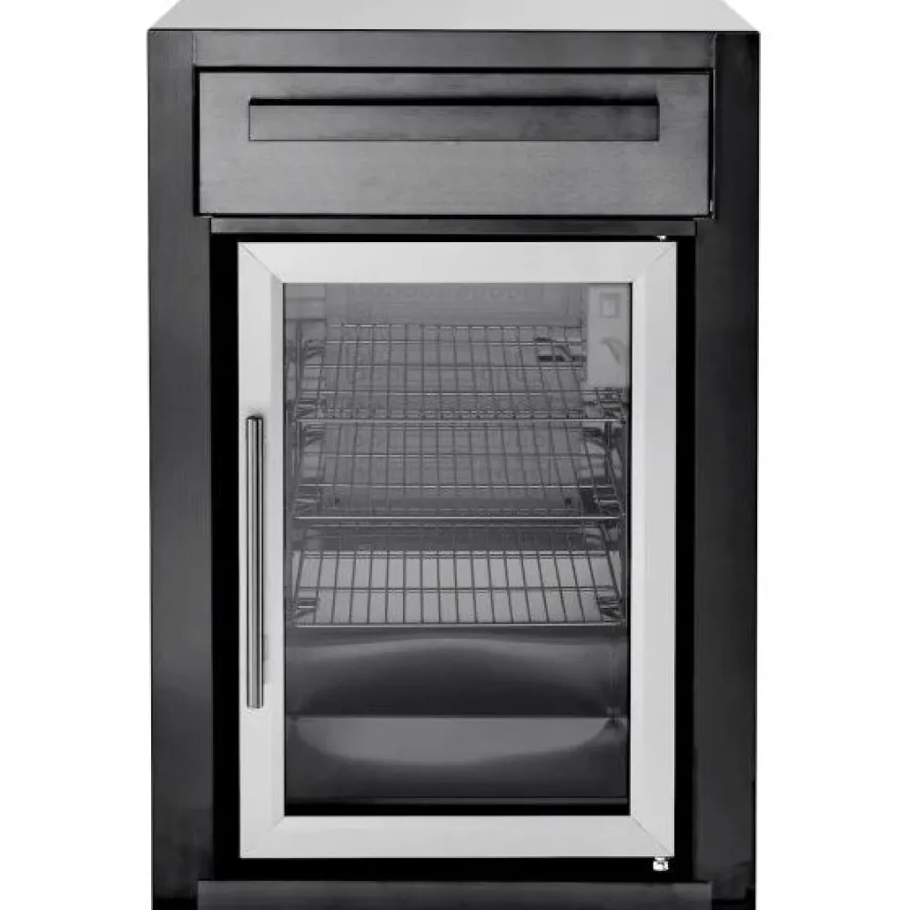 Discount Myoutdoorkitchen Kesäkeittiön jääkaappimoduuli Nordic l,ine Black, musta 63 l,