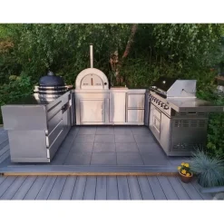 Discount Myoutdoorkitchen Kesäkeittiön kulmamoduuli Stainless Collection