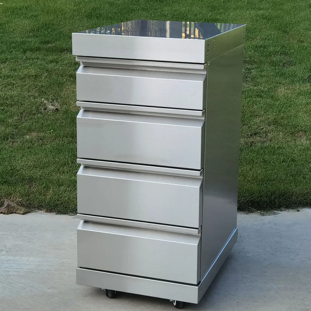 Clearance Myoutdoorkitchen Kesäkeittiön laatikkomoduuli Stainless Collection