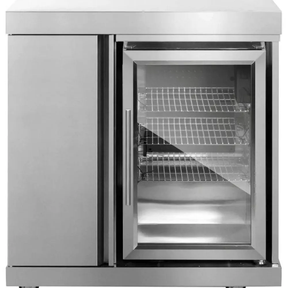 Best Myoutdoorkitchen Kesäkeittiön moduuli jääkaapilla ja säilytyskaapilla Classic l,ine Stainless, rst 63 l,