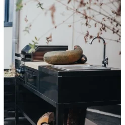 Sale Myoutdoorkitchen Kesäkeittiön perusmoduuli 120 cm 2 moduulia musta